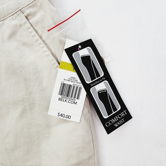 Kim Rogers Shorts Women's Size 14 Blue Bermuda Chino Golf Comfort Waist NWT - Picture 4 of 12